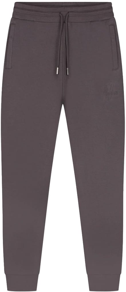 Malelions striped signature joggingbroek in de kleur bruin.