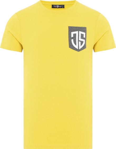 Jimmy Sanders – Simone – T shirt heren – Geel – Maat L