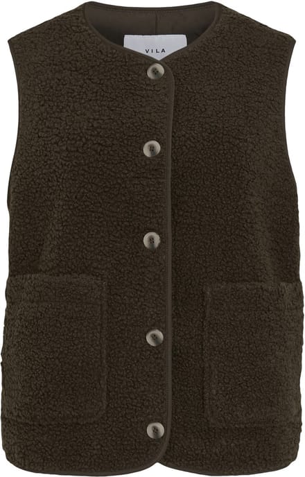 VILA Gilet VIADA teddy