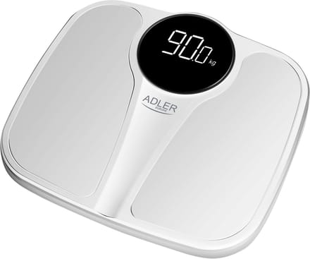 adler AD 8172 - Personenweegschaal - wit - tot 180 kg