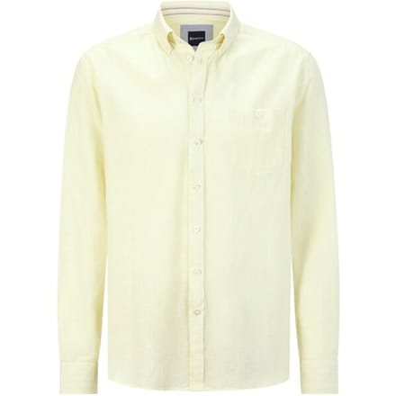 Babista herren Overhemd - 43/44 - lichtgeel - Plus Size
