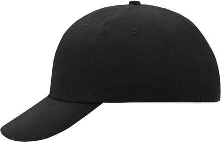Zwarte baseballcap voor volwassenen