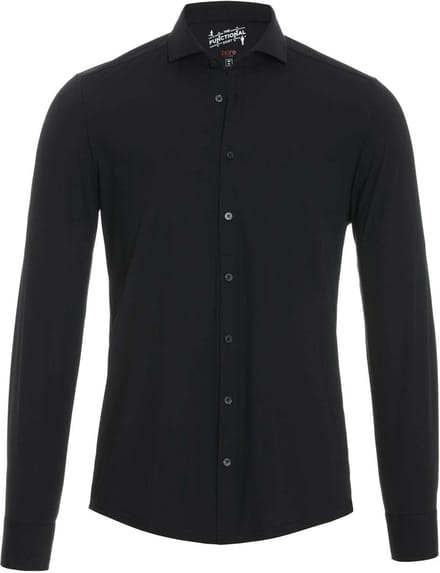 Pure H.Tico The Functional Shirt Zwart - Maat 45 - Heren - Overhemden Formeel