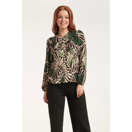Smashed Lemon 24649 e grafische print top |