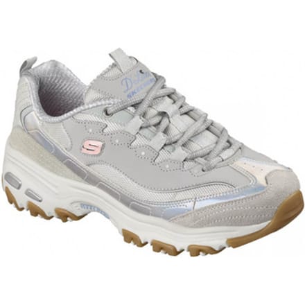 Skechers D Lites Sneakers - Dames - Grijs
