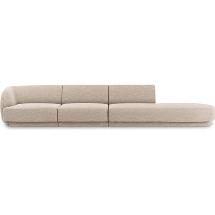 4-zitsbank Miley rechts-open chenille | Micadoni Limited Edition