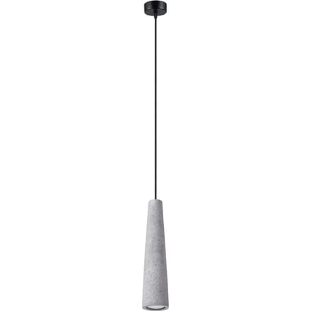 Sollux Lighting Plafondlamp Electra - GU10 - grijs - concreet - 8x8x125cm