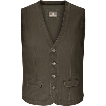 Jan Vanderstorm herren Bodywarmer - 72 - olijf - Plus Size