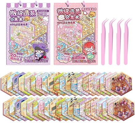 Dailygoods- 3D-stickers Set van 40 - Diy Stickers - Betoverende