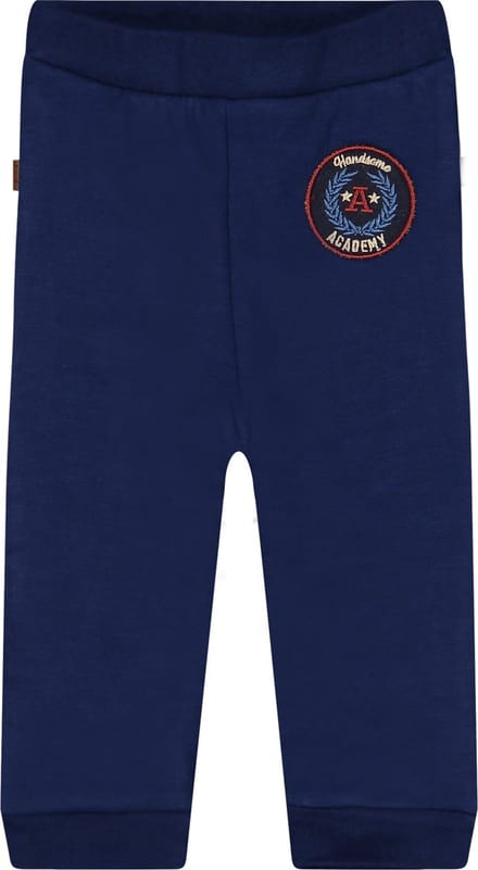 Frogs and Dogs - Broekje Gevoerd met Patch - - Handsome Academy - Navy Blauw - Maat 68 -