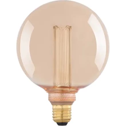 Eglo Ledfilamentlamp Globe - Amber - D12,5cm - Warm Wit - E27 - 4w