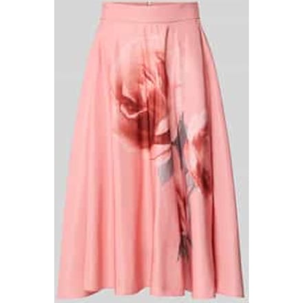 Midirok met bloemenprint model 'Darra'
