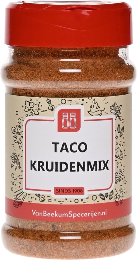 Van Beekum Specerijen - Taco Kruidenmix - Strooibus 160 Gram