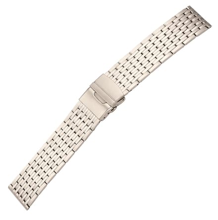 Horlogeband Metaal Ambassador Staal Mat - 24mm