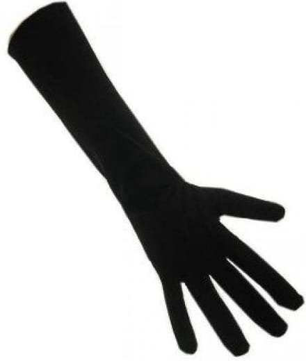 Partyxplosion - Handschoenen - Zwart - XXL