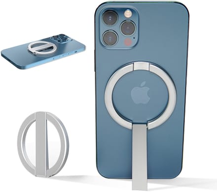 iDenn MagSafe Portable Standaard voor iPhone - Stand - Zilver