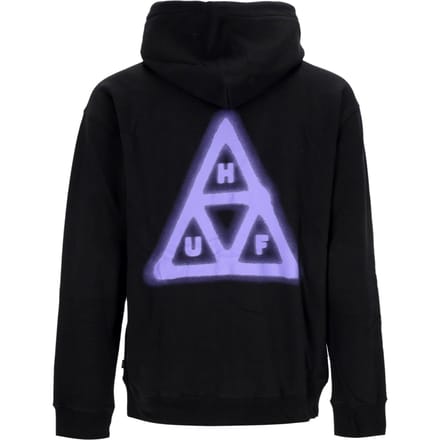 Horus herenhoodie met volledige ritssluiting zwart