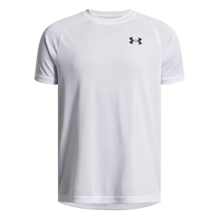 Under Armour Tech T-shirts Kinder - Wit - Maat 137 - 149 CM - Poly Jersey