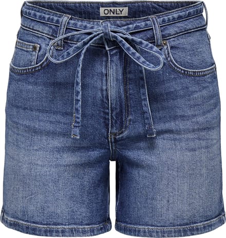 ONLY - ONLGIANNA MW BELTED SHORTS AZG DNM NOOS Dames Korte broek