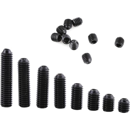 200 stuks M3 Zwart Koolstofstaal Inbusbout met Punt Assortiment