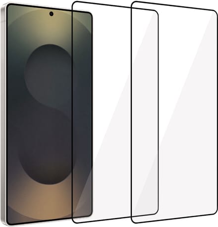 ChiGuard Screenprotector 2x geschikt voor Samsung Galaxy S25 Ultra Screenprotector - Matte Beschermglas - Curved - GuardCover