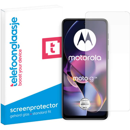 Motorola Moto G54 screenprotector gehard glas