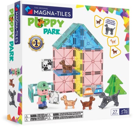252027DD - MAGNA-TILES - Puppy Park 27-delige set