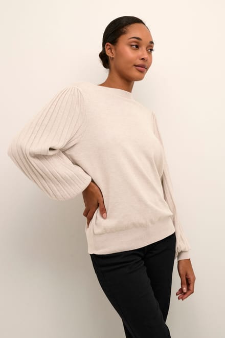Kaffe KAlone Knit Pullover Dames Trui - Maat S