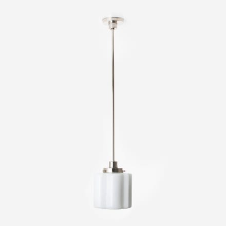 Hanglamp Kramer 20's Nikkel - Art Deco Trade