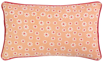 Daisy Flowers Kussen oranje 30x50cm