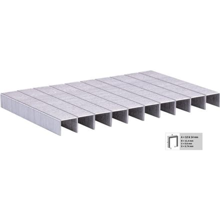 VONROC Nieten – 1000 stuks – 12 & 14MM – Universeel - Voor VONROC ET502AC