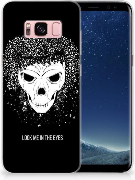 Silicone Back Case Samsung Galaxy S8 Skull Hair