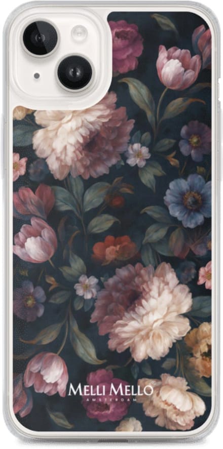 Melli Mello Telefoonhoesje Noir Bloom (Soft case) - Apple iPhone 14 Plus