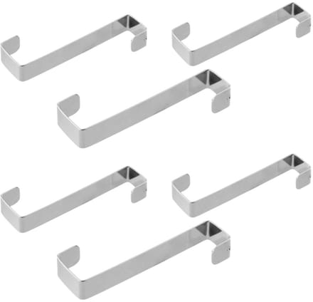Set van 6 haken voor deur en kast Fackelmann Tecno