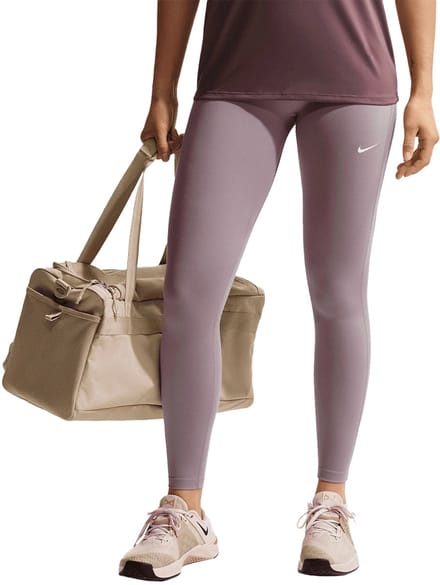 Nike one seamless front tight in de kleur paars.