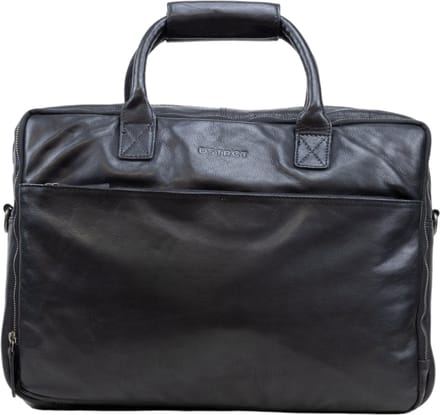 DSTRCT State Street Laptoptas 17 inch zwart