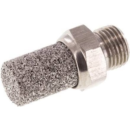 G1/8'' Roestvrijstalen Pneumatische Geluiddemper