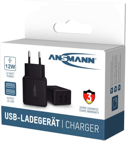 Ansmann Home Charger HC212 - Voedingskabel