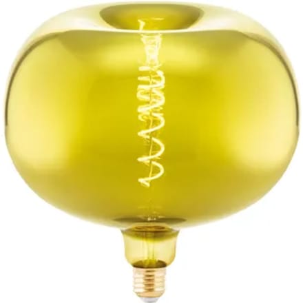 Eglo Ledfilamentlamp Apple - Goud - D22cm - Dimbaar - Warm Wit - E27 - 4w