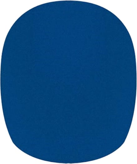 Boston WS-10-BU, per 5 stuks - Plopkap voor zangmicrofoon, blauw