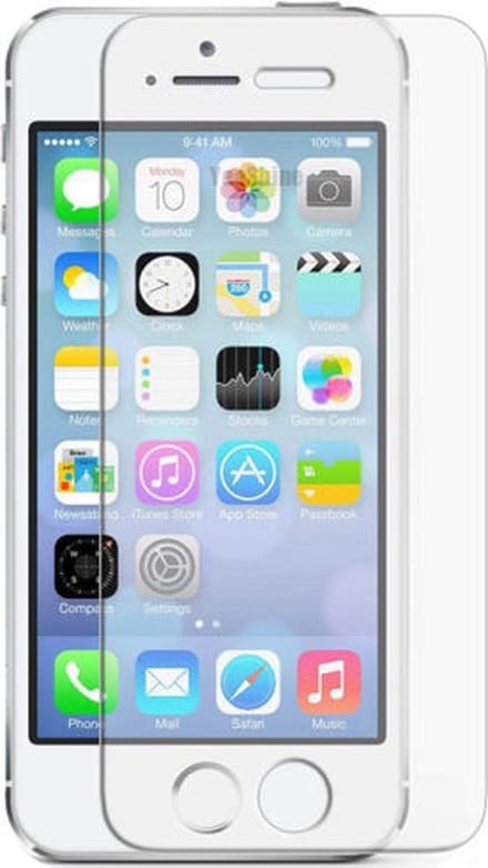 LuxeBass Screenprotector geschikt voor iPhone 5 - glas scherm - bescherming