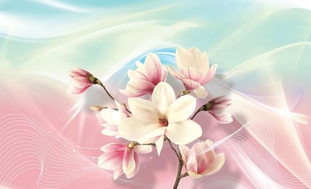 Poster | Roze | 104 x 70,5 cm