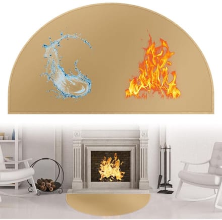 White-Label® Vuurvaste Mat - Hittebestendige Haardmat - Open Haard