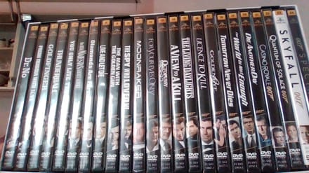 de james bond dvd  collectie