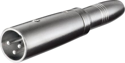 Electrovision XLR (m) - 6,35mm Jack stereo (v) adapter