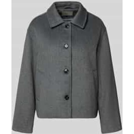 Wollen jack met platte kraag, model 'Hamra'