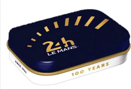 Le Mans 100 Years Pepermunt Blik mint box 4 x 6 cm