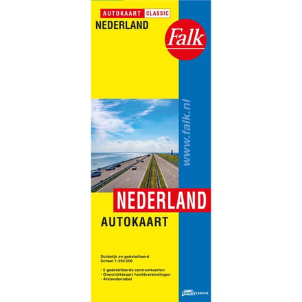 Autokaart Nederland Classic - Falkplan Autokaart