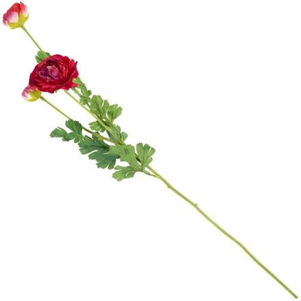 Kunstbloem ranonkel rood
