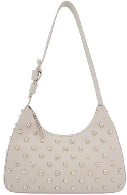 SEIDENFELT MANUFAKTUR schoudertas Bykle Hobo Bag Dark Beige crème